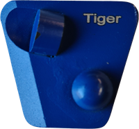 Golvslipsegment för ScanMaskin Tiger Blå Moturs Rot med stödklack